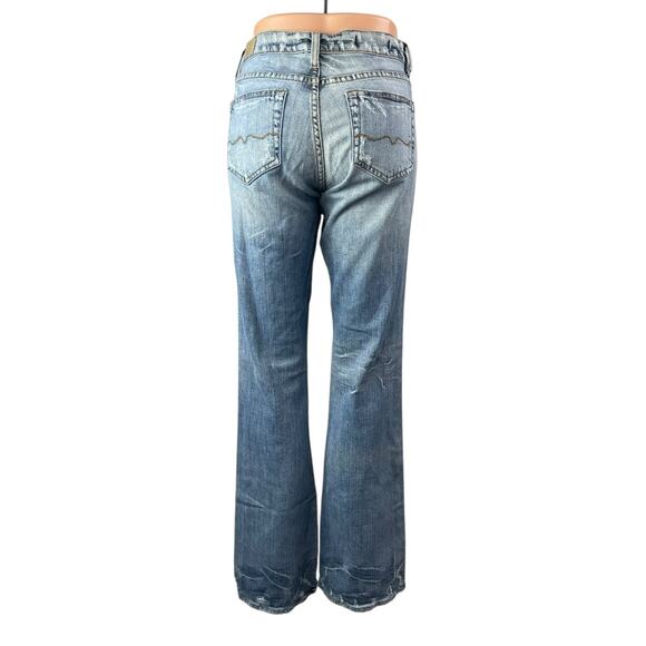 Red Engine Scarlett Women's Blue Mid Rise Bootcut Flared Denim Jeans Pants Sz 30 - Picture 2 of 5